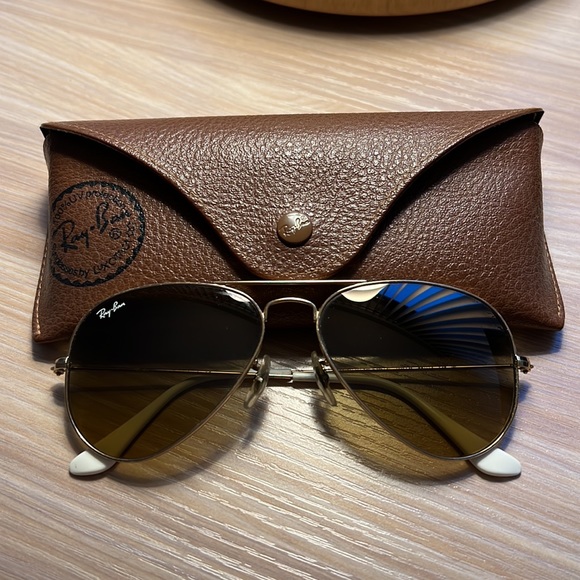 Polarized Ray Ban Sunglasses Aviators - Picture 2 of 4